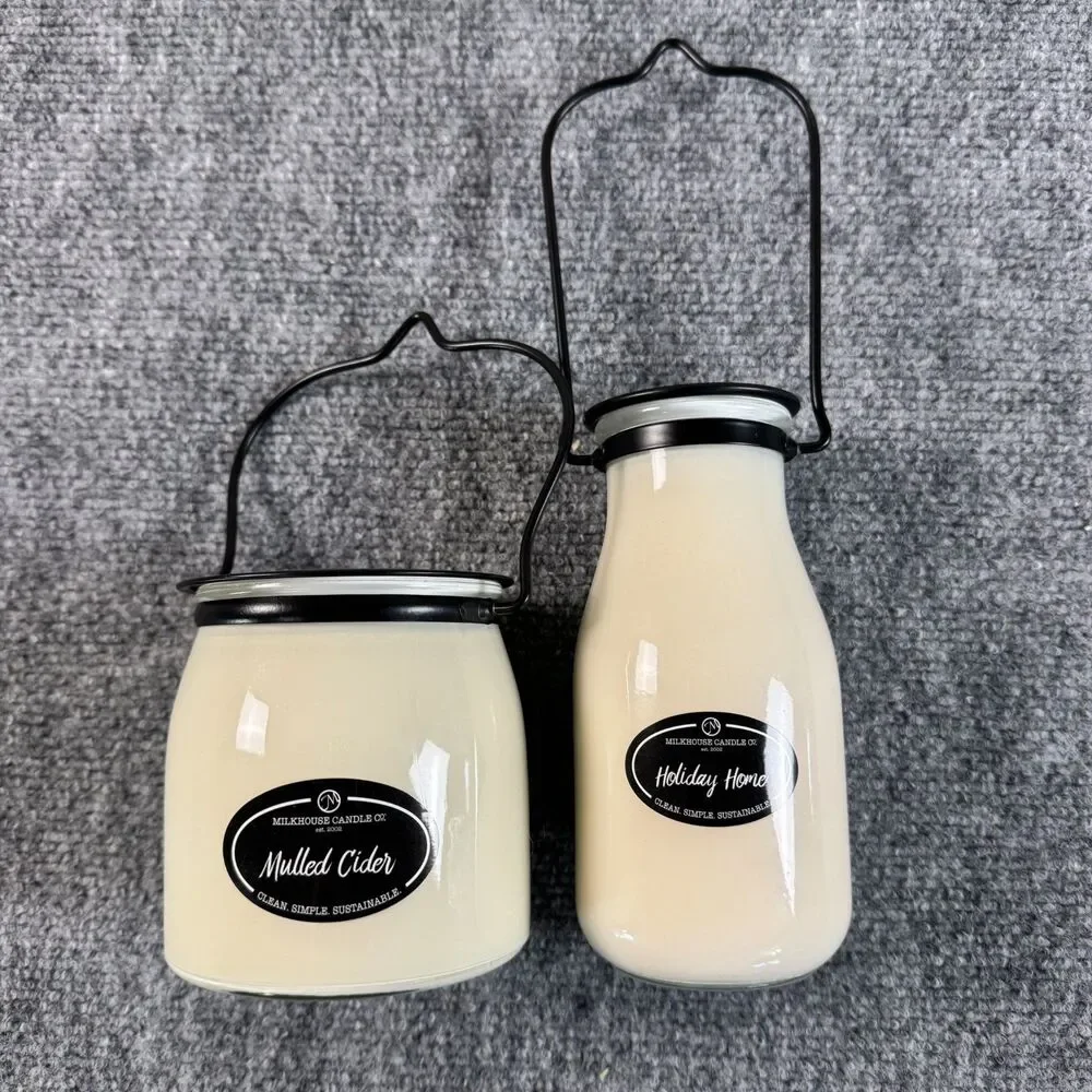 Milkhouse Candle Co. Mulled Cide and Holiday Home Candles New - Picture 3 of 8